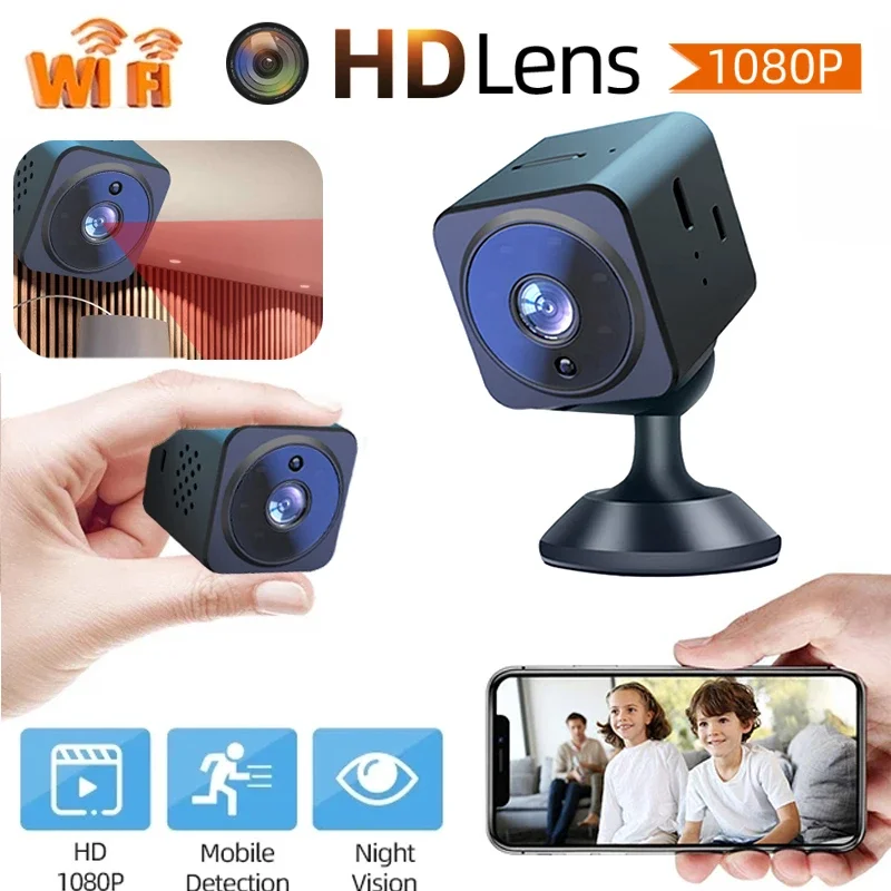 Voice Intercom Camera HD1080P Infrared Night Vision Home Security Wireless WiFi Micro Camera Small Long Standby Square Camera