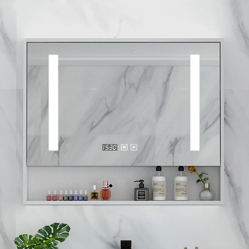 

Large Standing Mirror Cabinets Modern Lights Bathroom Smart Closet Mirror Cabinets Vanity Organizador De Joyas Home Decoration