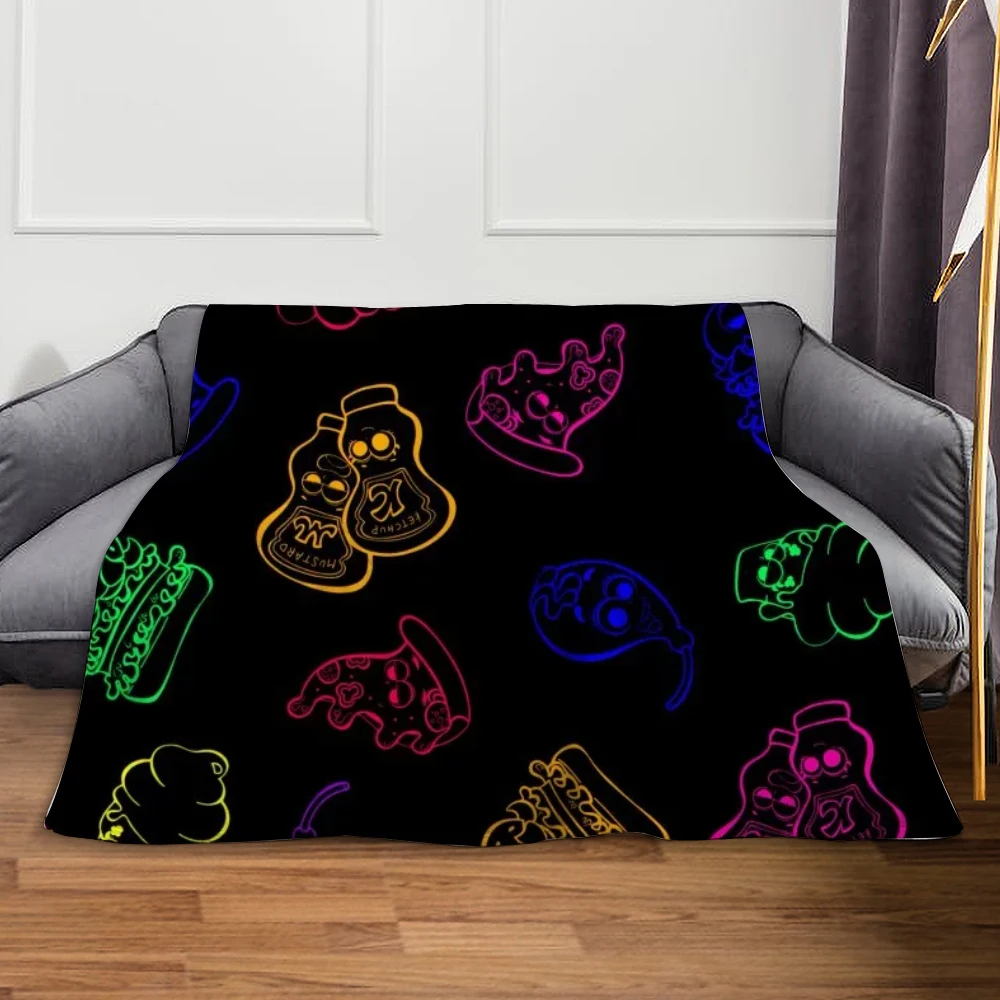 Новые Индивидуальные одеяла фланелевое одеяло в мультяшном стиле мягкое