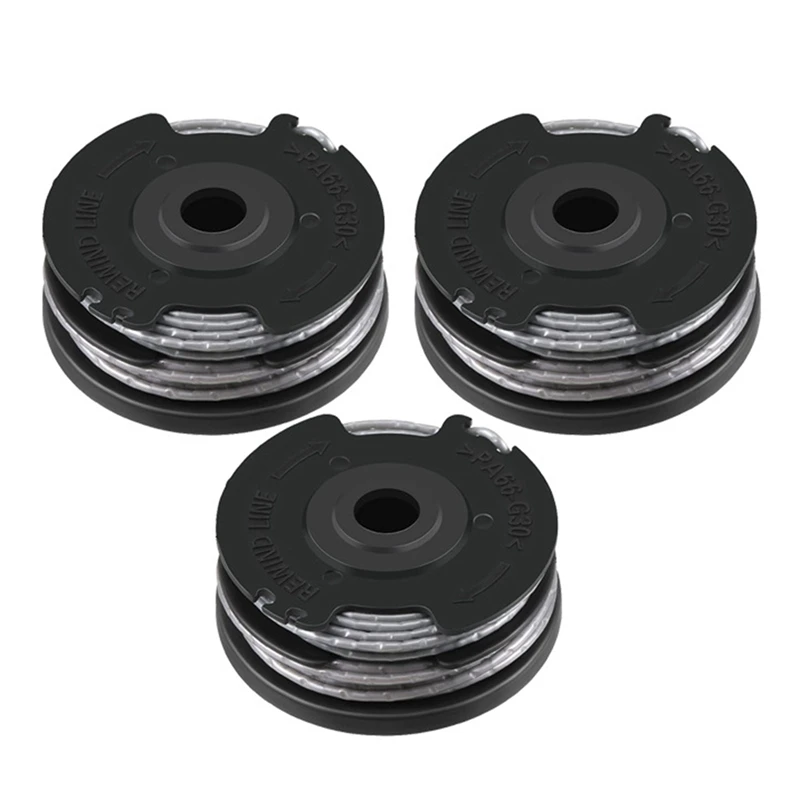 

Practical 3Pack 2900719 Weed Eater Dual Line Trimmer Replacement Spool For Greenworks Models 2101602 And 2101602A, 20Ft 0.065Inc