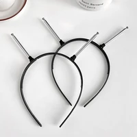 1pc fashion adjustable hair hoop antenna scalable female hair hoop headdress personality funny hair accessories