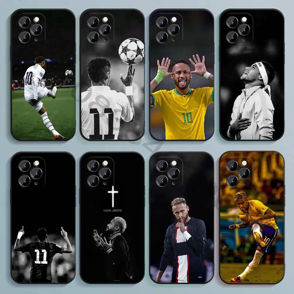 Фото Чехол N-NeYmAr из мягкого черного ТПУ для iPhone 17 16 15 14 13 12 11 Pro Max Plus E Mini, силиконовый чехол для телефона №1