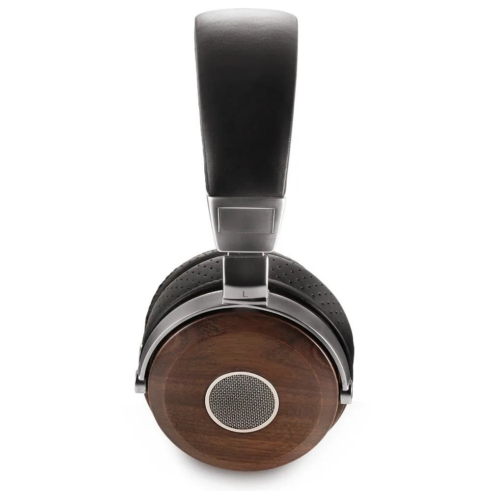 Наушники HIFI в стиле ретро под дерево черные