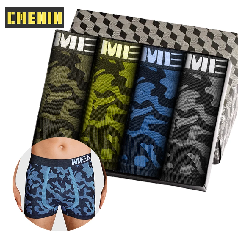 

CMENIN Cotton Boxershorts Sexy Men Boxer Underpants Trunks Stripe Man Underwear Boxers Brand Men's Panties Free Shipping