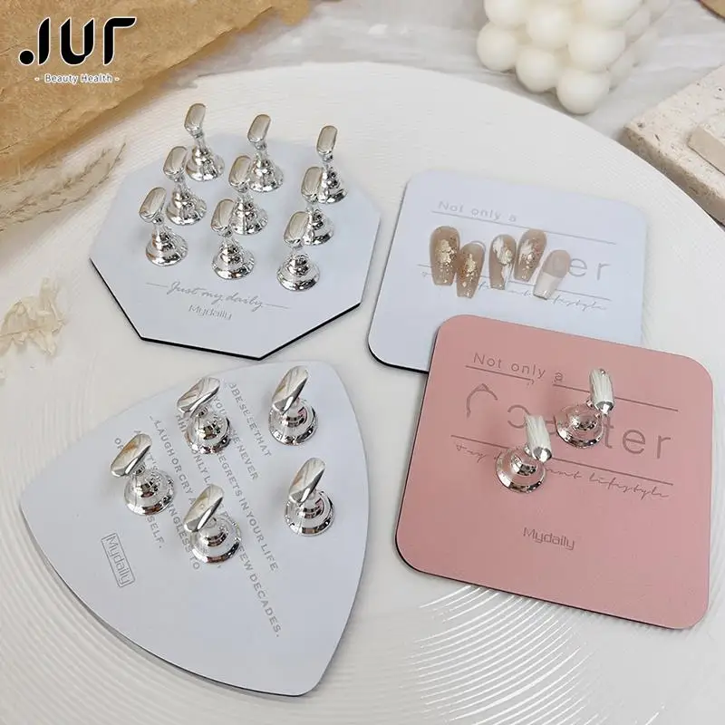 

Nail Art Practice Display Stand Shelf Paint Practice Trainning Board Magnetic Tips Finger Display Stand Palette
