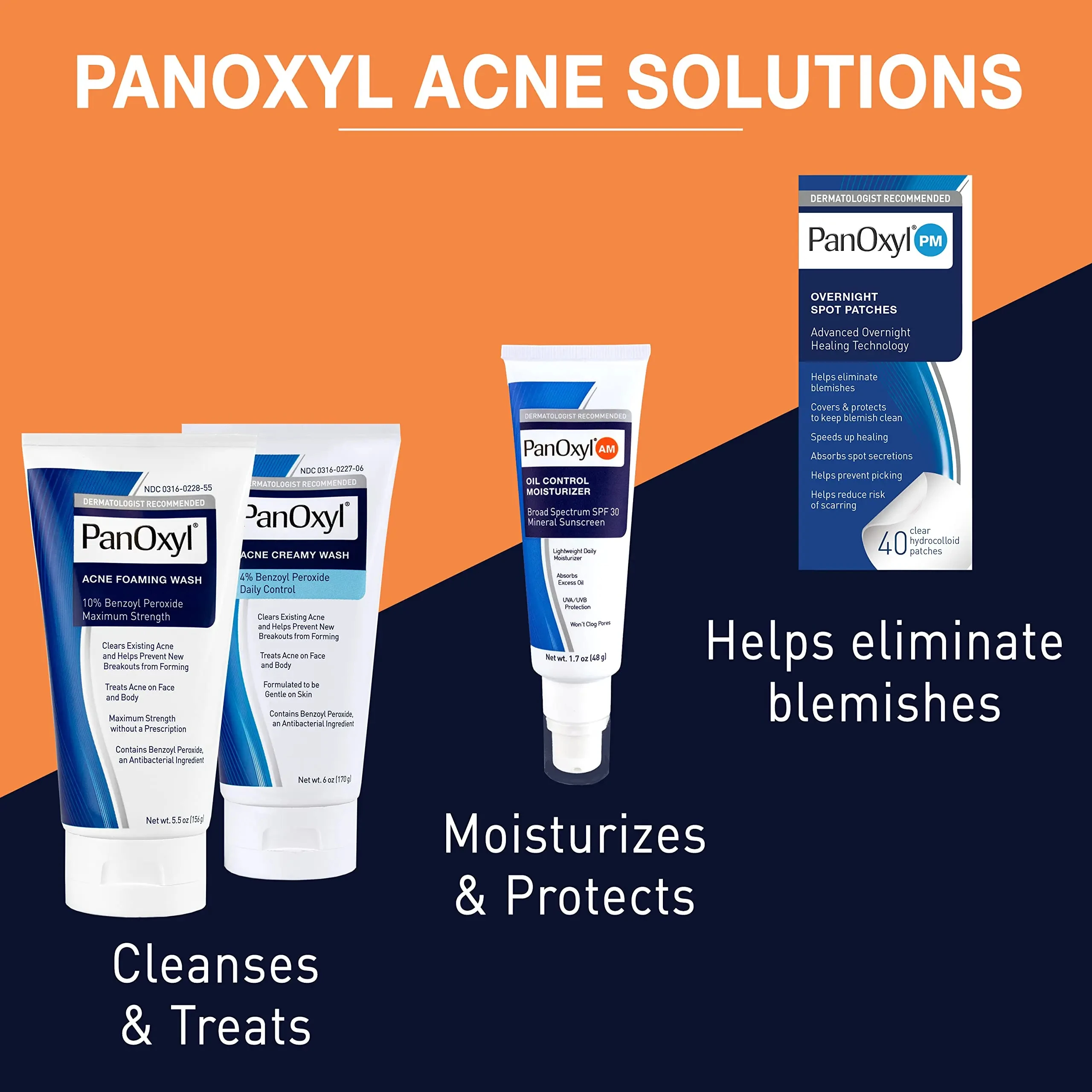 

PanOxyl Acne Facial Foaming Wash Benzoyl Peroxide 10%/4% Maximum Strength Antimicrobial Cleanse and Unclog pores Deep Skin Care