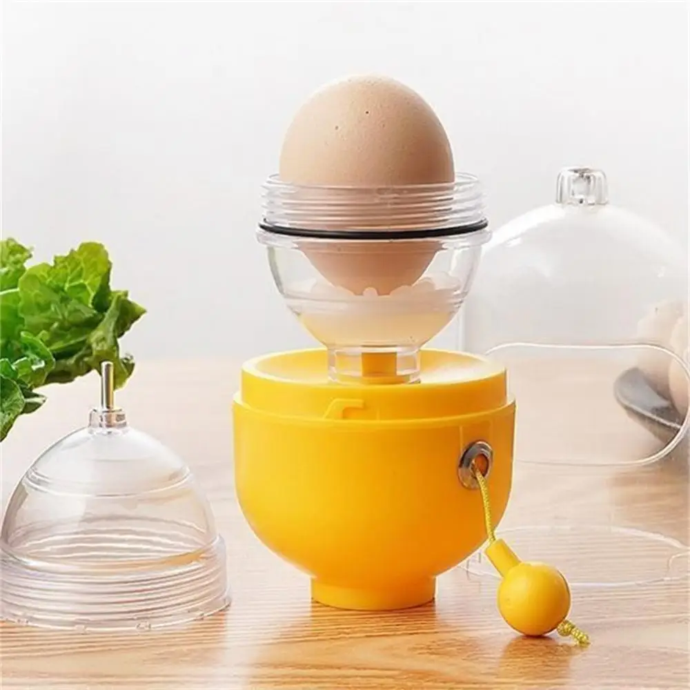 

Food Grade Material Gold Egg Puller Automatic Drawstring Thickened Wear-resistant Egg Shaker Manual Household Egg Yolk Shaker
