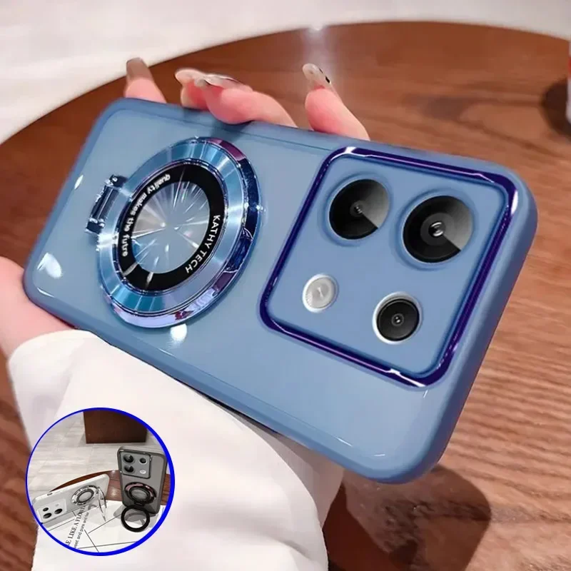 Деформируемый силиконовый чехол-подставка с кронштейном для Funda Huawei Honor X6B HonorX6B X6A