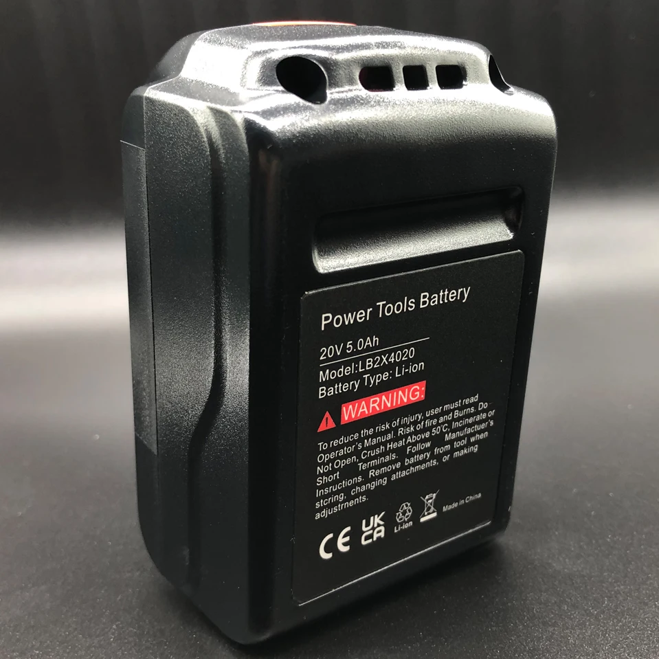Долговечная литиевая батарея 20 В 5 0 Ач ВЫСОКОГО ВЫХОДА для Decker LBXR20B LBXR2020 LBX4020 LB2X4020
