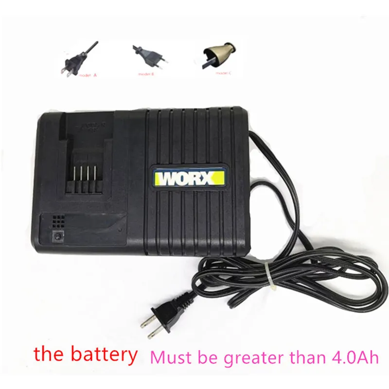 

Зарядное устройство WA3867, 100-240 В переменного тока, для WORX WA3861, 20 в, 6A, WU175, WU175.1, WU278.1, WU677, WA3563, WA3564, WA3567, WA3570