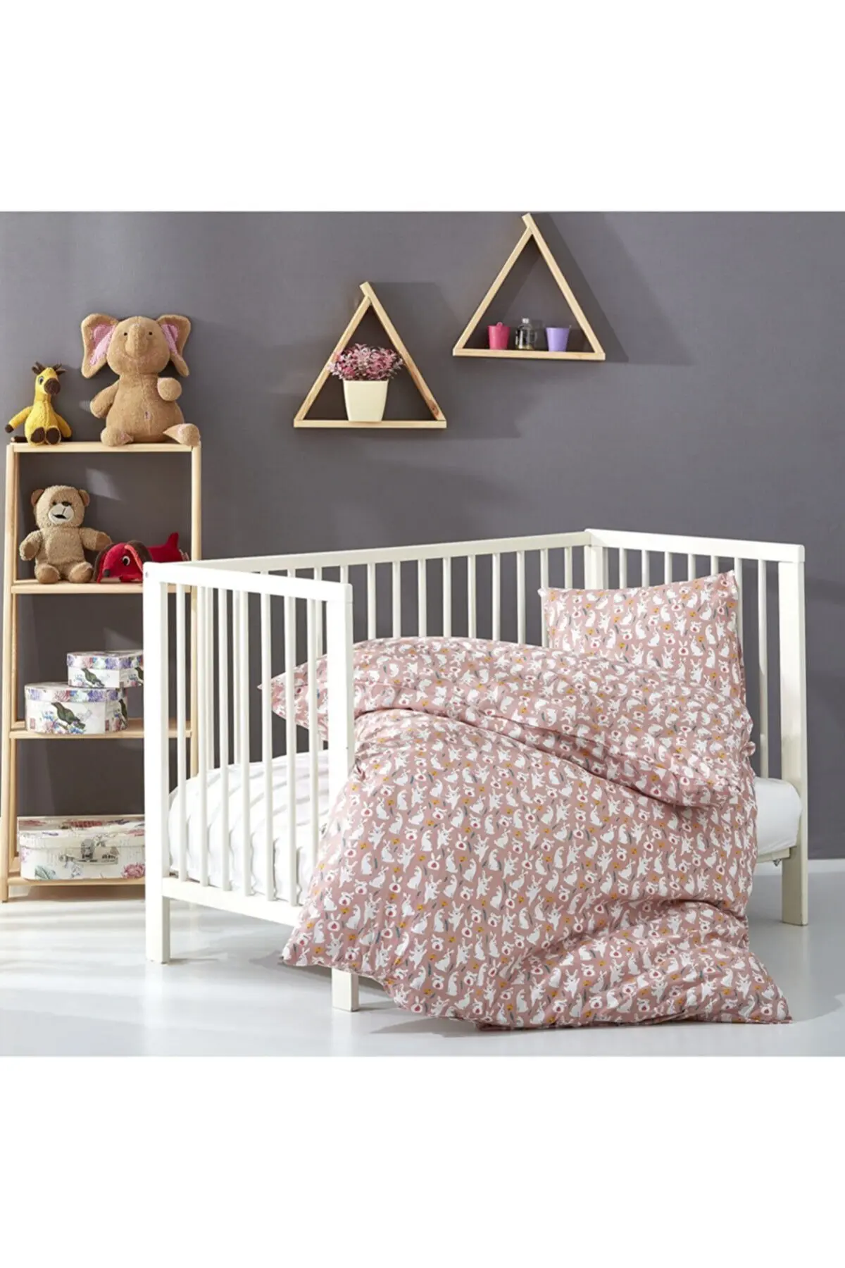 

Baby Bedding Set 100%Cotton Infant Cartoon Crib Bed Newborns Soft Linen Sheet Duvet Cover Child Bed Baby Washable Bedding Set