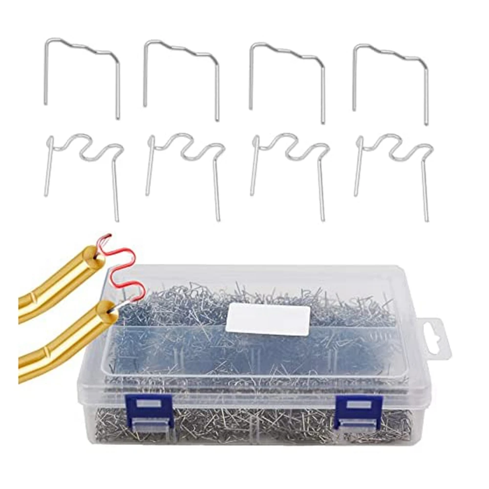 

1400PCS Automotive Plastic Repair Welding Nail Pre Cut Wave Staples Bumper Bodywork Repairs Machine Welding Hot Stapler