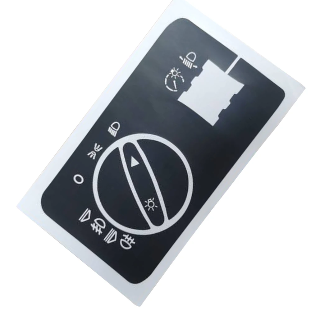 Наклейка на кнопку приборной панели наклейка выключатель света сделай сам