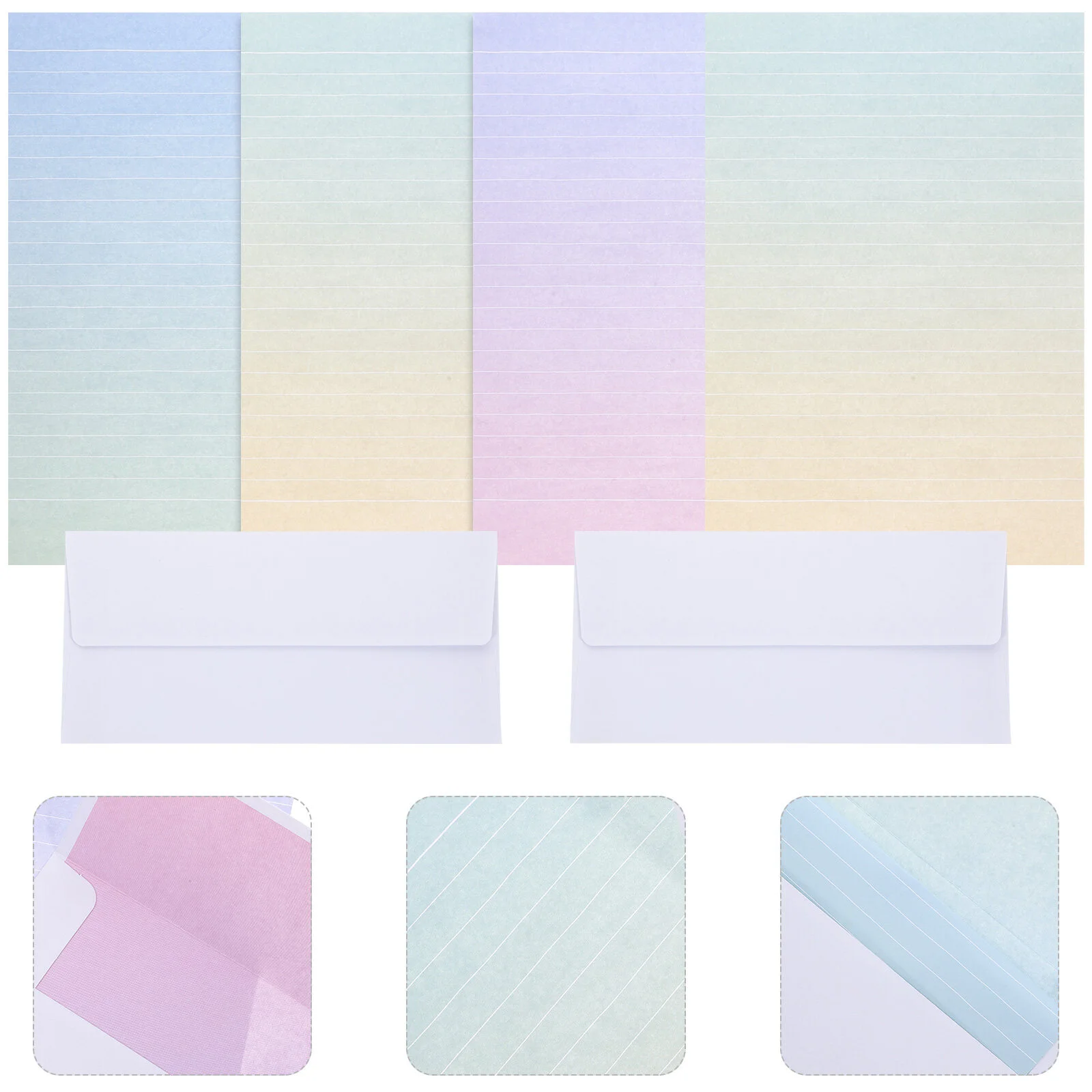 

Envolopes Letter Paper Storage Envolopes Holder Festive Envelopes for Friends Blessing 4Set