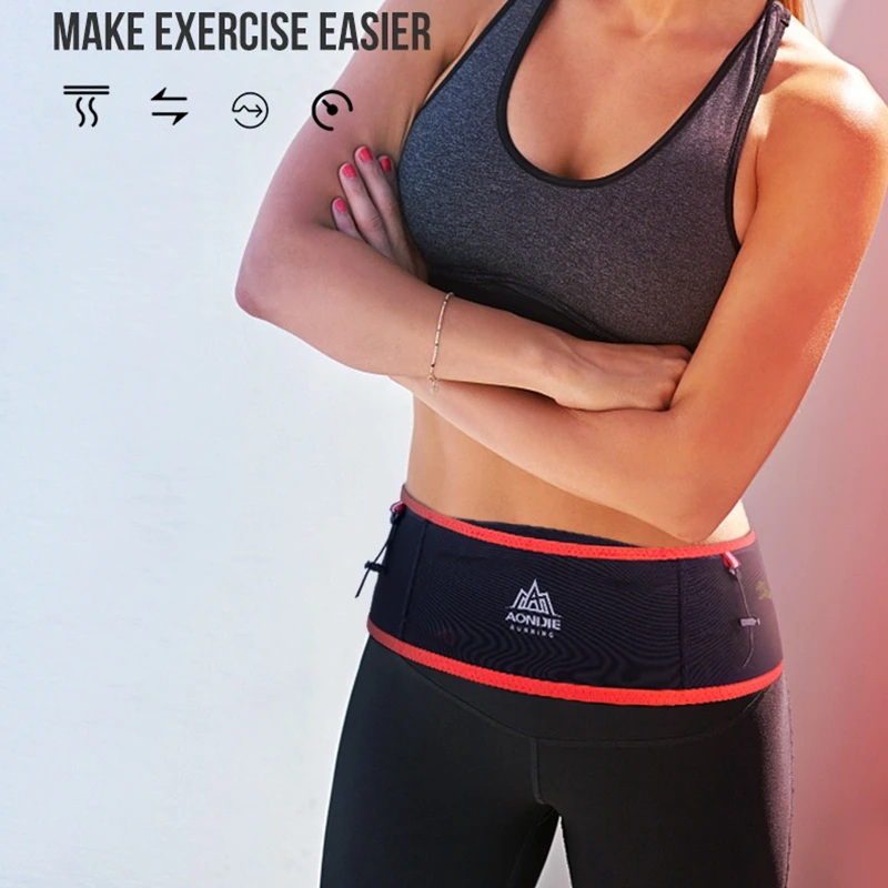 Aonijie Waist Bag With Free Water Soft Flask Outdoor Waist Belt Portable Ultralight For Trailing Running Camping Hiking W938S