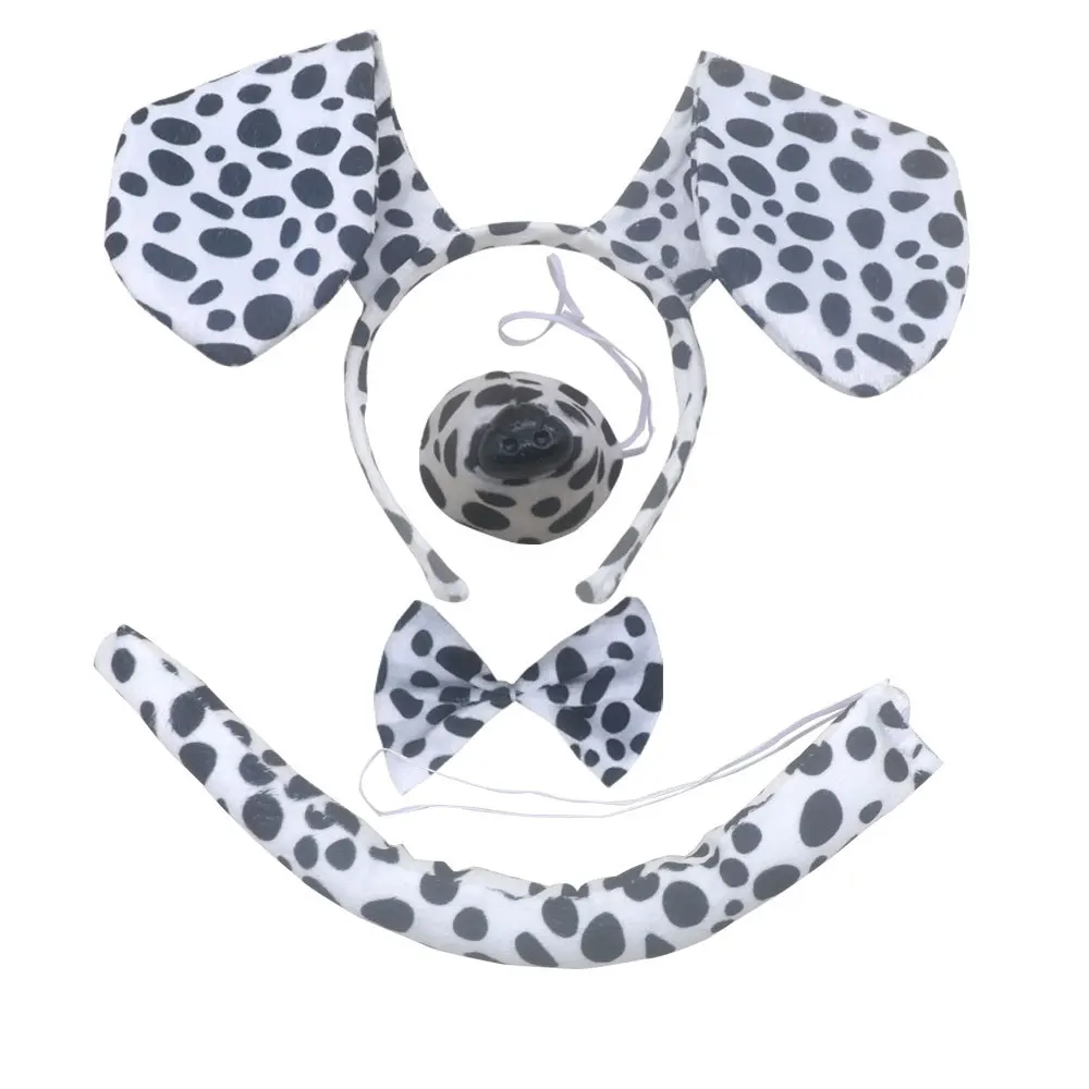 Комплект аксессуаров для косплея повязка на голову с ушками щенка собака хвост