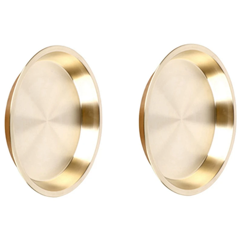 

2 шт. 24 см плотная тарелка из чистой меди, обеденная тарелка, тарелка для фруктов, стандартная тарелка на пару, тарелка для рыбы, курицы