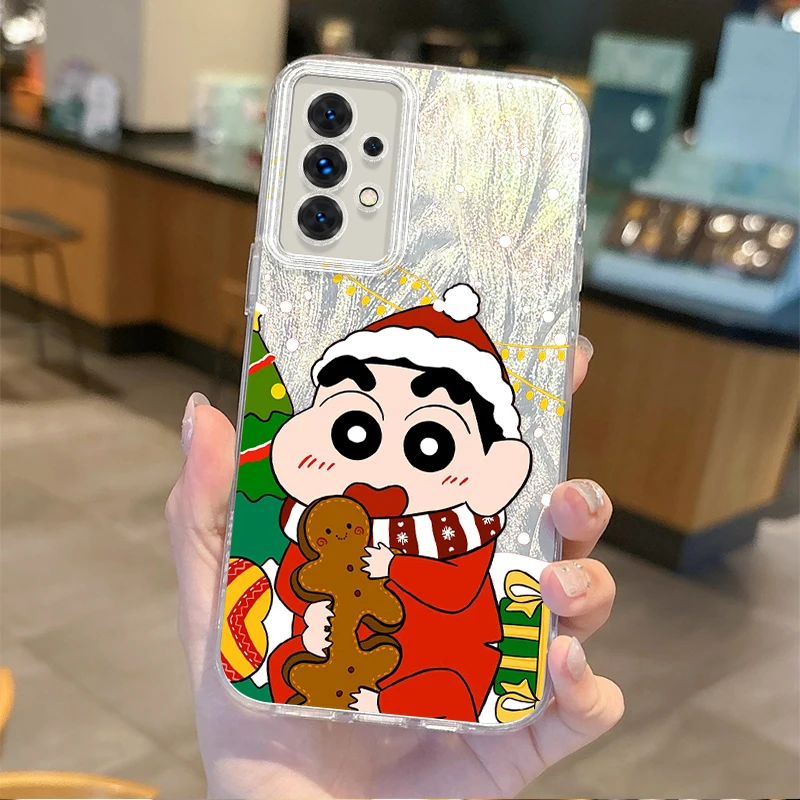 Новый чехол для телефона C-Crayon Shin-chans Samsung Galaxy A35 A34 A33 A32 A31 A30 A25 A24 A23 A22 A21 A20 A16 A15 A06 с