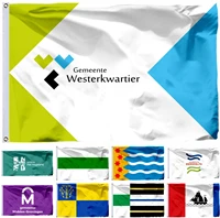 netherlands groningen state westerkwartier city flag oldambt and het hogeland 3x5ft midden of pekela 90x150cm westerwolde banner