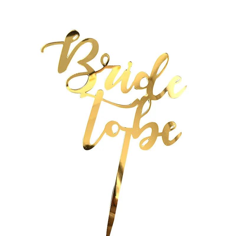 

Bride To Be Cake Decoration Acrylic Wedding Cake Topper Bridal Shower Cake Decoration Tools Wedding Acrylic Baking Toppers