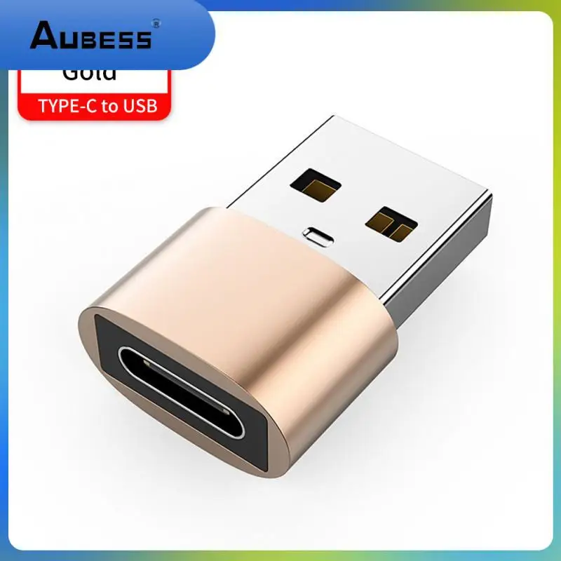 

Mini Aluminum Alloy Usb Otg Male To Type C Female Adapter Converter 1pcs Usb-c Data Charger Pd Adapter Portable Usbc Connector