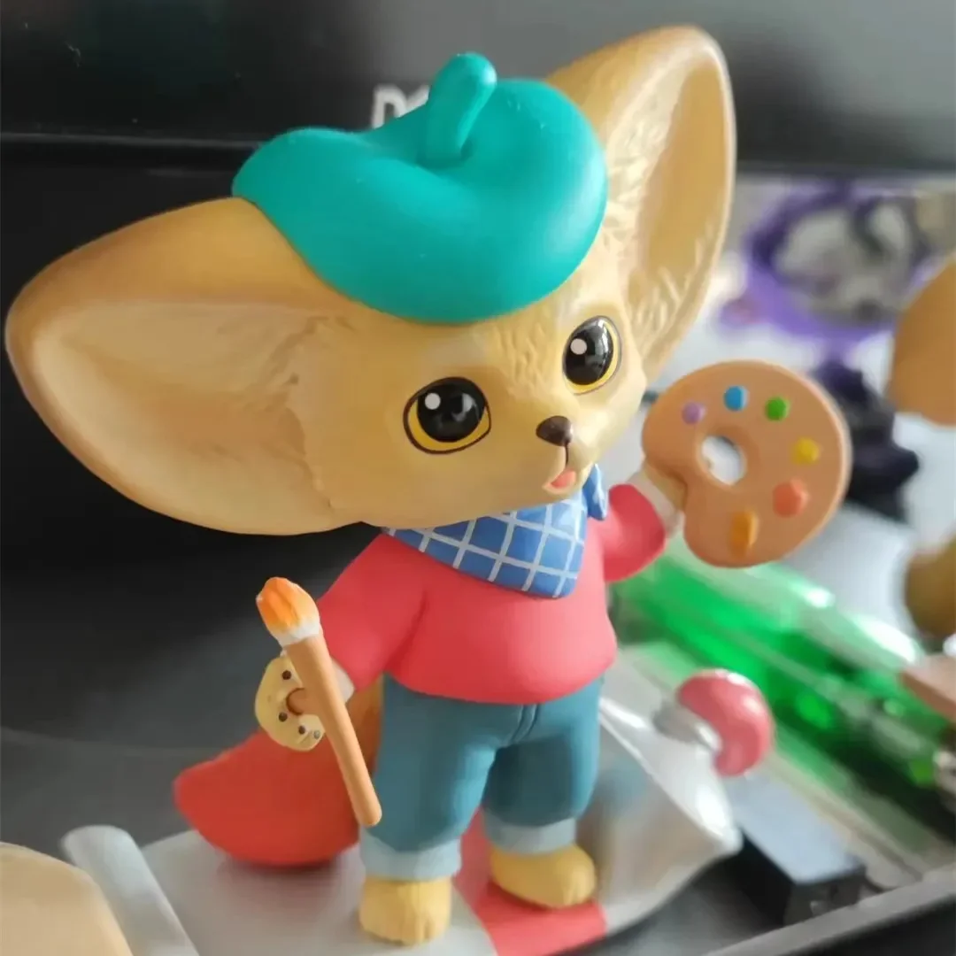 Милая аниме-фигурка подарок коробка сюрпризов оригинальная маленькая Лисичка