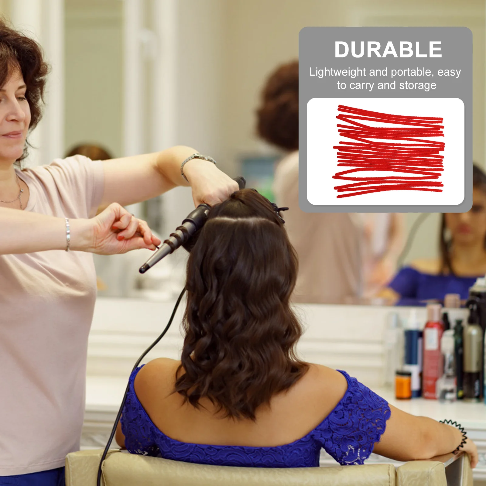 80 шт. фейерверк для химической завивки сделай сам волнистые бигуди волос палочка