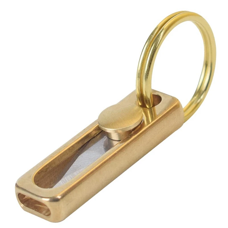 

Brass Mini Pocket Knife,Mini Utility Knife,Cool Gadgets,Box Cutter,Package Opener,Tiny Knife,Edc Knife