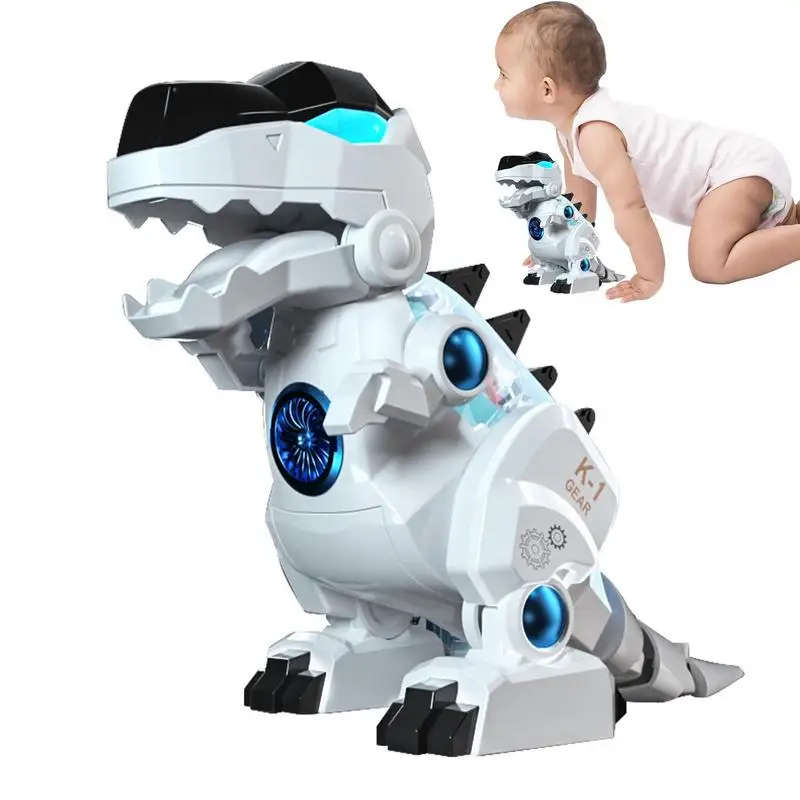 

Robot Dinosaur Battery Dinosaur Toys Gear Design Battery-operated Dinosaur Toys Holidays And Christmas Gifts For Children Aged 3
