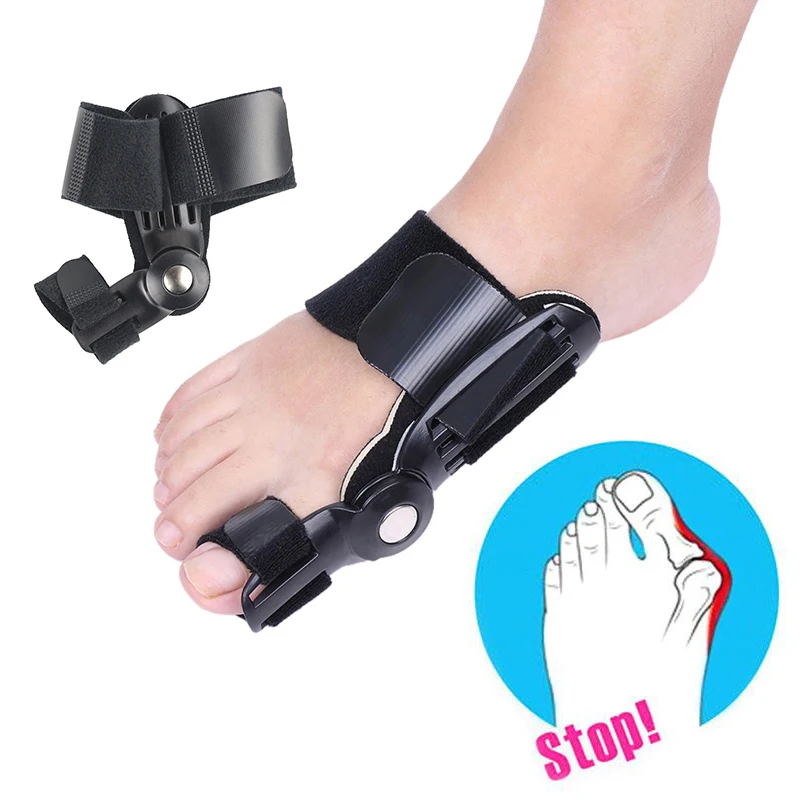 

Sdotter 2Pcs Hallux Valgus Bunion Corrector Adjustable Toe Protector Orthopedic Bone Thumb Big Toes Separators Splint Feet Strai