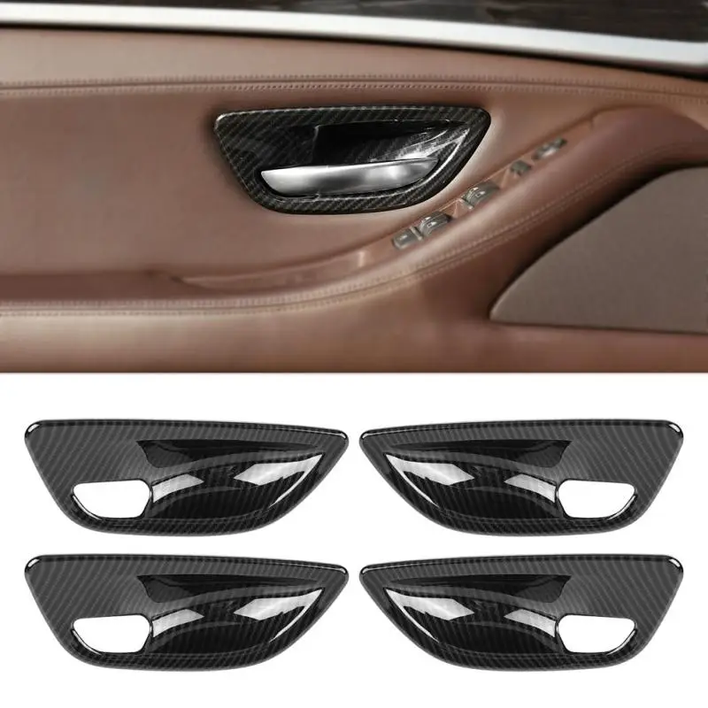 

4 шт., накладки из углеродного волокна для BMW 5 серии F10 2011 2012 2013 2014 2015 2016