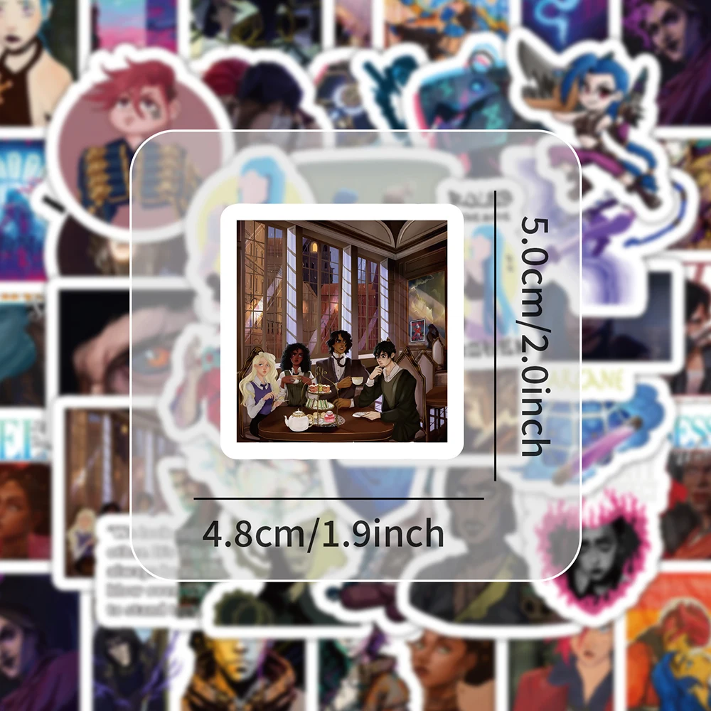 10/30/52 шт. Крутые мультяшные тайные наклейки Аниме Игровые DIY Канцелярские