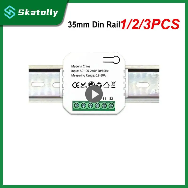 

1/2/3PCS Tuya Smart ZigBee Socket Switch Module KWh Meter Energy Monitor Timer 16A Overload Support Home Alexa
