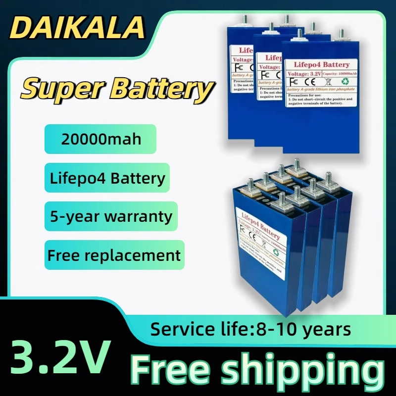Литий-железо-фосфатный аккумулятор Lifepo4 3 2 В 200 Ач DIY 200000