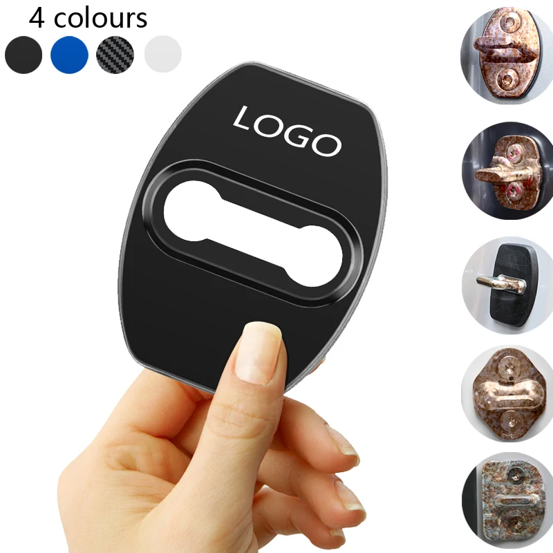 

4p Car Styling Auto Protect Door Lock Cover Stickers Accessories Case For Opel Insignia Astra Amprea Emblem Car door lock cover