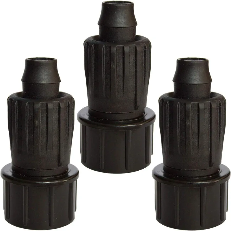 

3-Pack 1/2" Drip Irrigation Hose To Faucet/Garden Hose Adapters