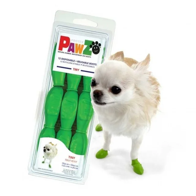 

Pawz Tinny Small Breed Dog Footwear Cover 12 Pcs Apple Green 428597244