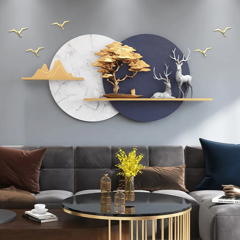 

Modern Light Luxury Wall Decoration Pendant Ornament Three-Dimensional Deer Wall Decoration home decoration home decore