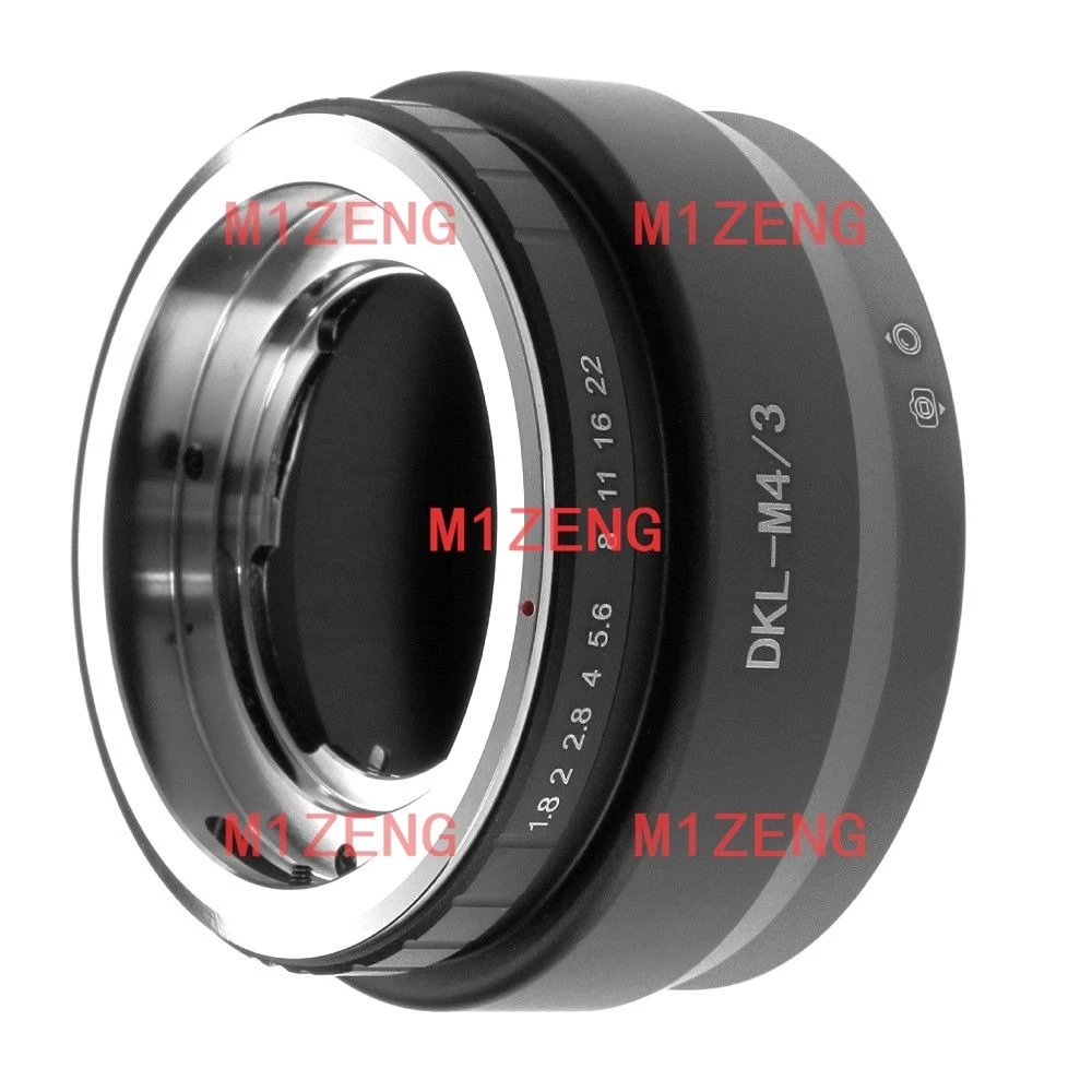 Фото Переходное кольцо DKL-M4/3 для объектива Deckel на камеру Micro Four Thirds M4/3 GH3/4/5 EM1/M/M10/EP5/EPL3/PL5/PL6/PL7 №3
