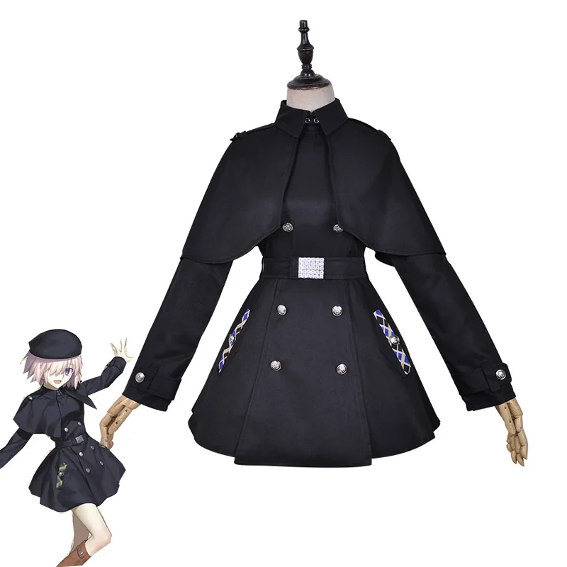 

Костюм для косплея из игры «Fate Stay Night» Мэтью кириэлит, милый костюм FGO Shielder и плащ, униформа для Хэллоуина и карнавала, изготовленная на заказ