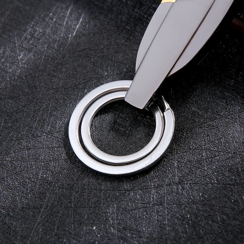 Кольцо для ключей из цинкового сплава мужской брелок с индивидуальным логотипом