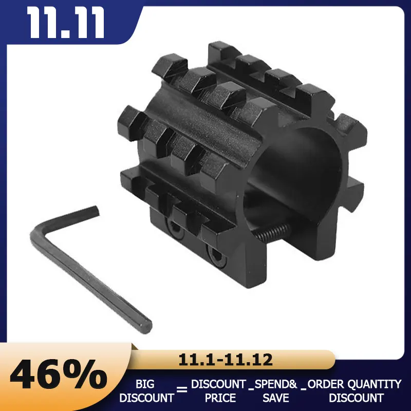 

5 слотов QD 25 мм/25,4 мм крепление для прицела алюминиевое тактическое быстрое отсоединение рычажный замок стойка 20 мм планка Вивера Пикатинни ...