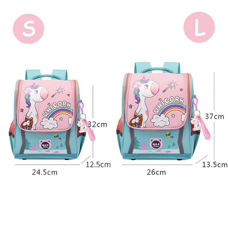 OSLD Kindergarten Cute Cartoon 3-6 Year Old Schoolbag Primary School Students 1-3 Grade Large Capacity Lightweight Backpacks