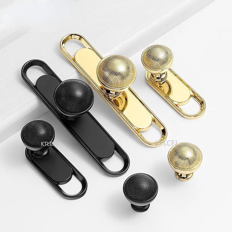 

Wardrobe Kitchen Cupboard Door Pulls and Knobs Furniture Handle Hardware Gold Black Drawer Dresser Wine Cabinet Drawer Handles