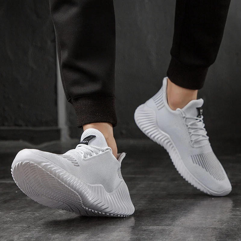 Youpin Shoes Men High Quality Male Sneakers Breathable White Fashion Gym Casual Light Walking Plus Size Footwear Spring  New