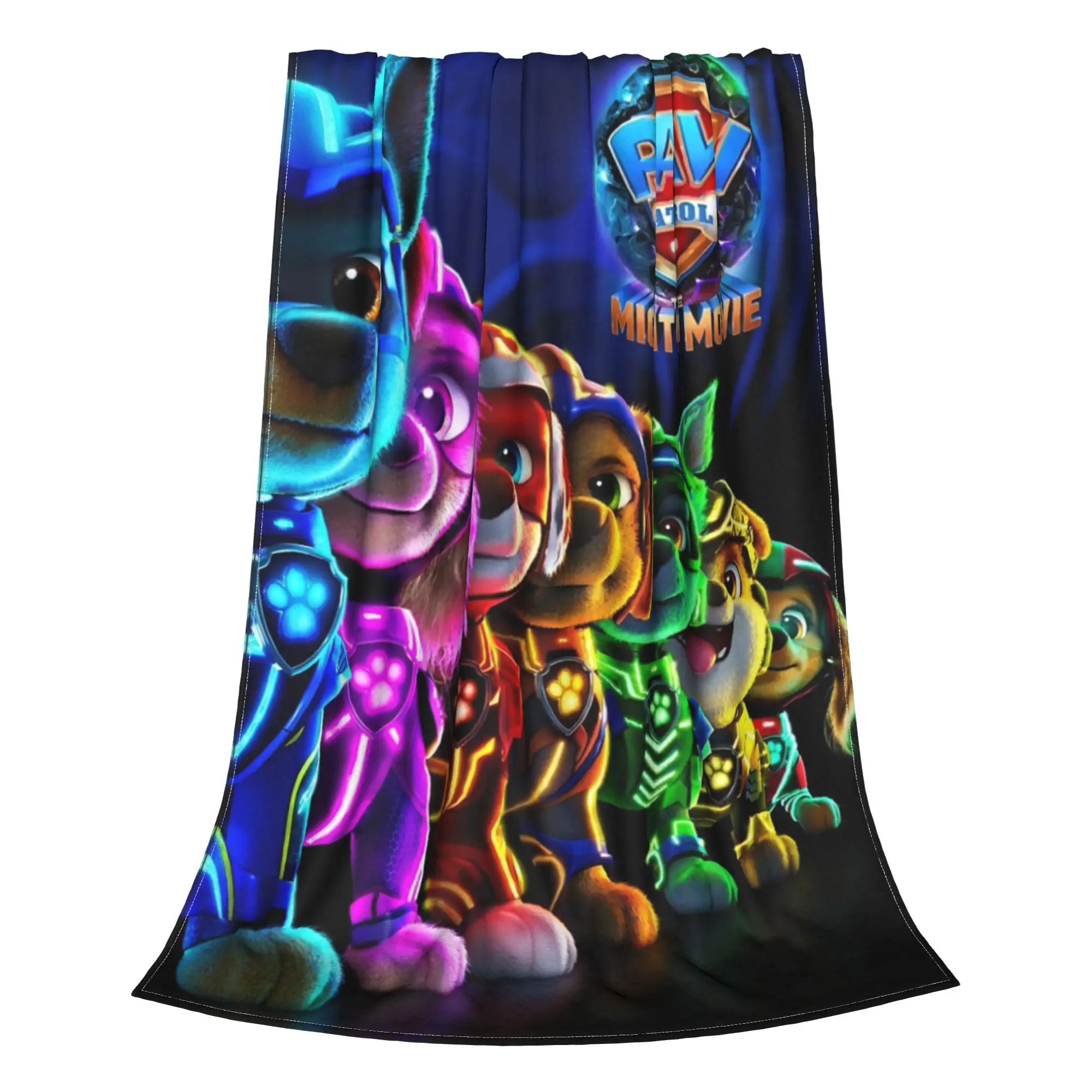 P-Patrol Dog The Mighty Movie 2024 Printed Blanket For Men Women Super Soft Warm Throw Blankets for Bed 50x60 Inches Multi-size
