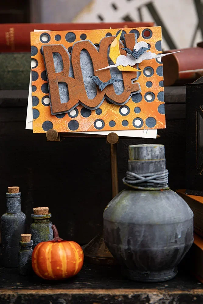 Ночная Хэллоуин Тыква лунный свет Вырубные штампы для рукоделия изготовление