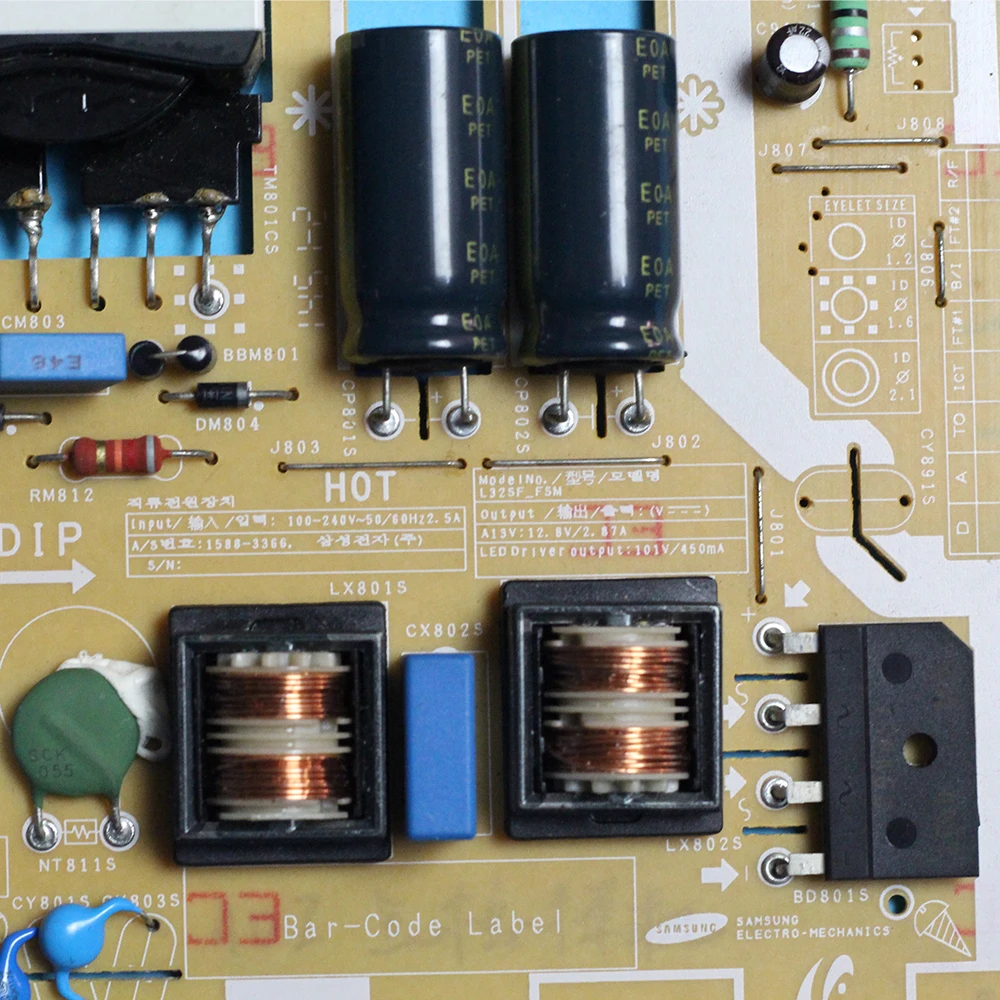 BN44-00801A PSLF720S07A L32SF _ FSM плата питания для телевизора оригинальная BN44 00801A