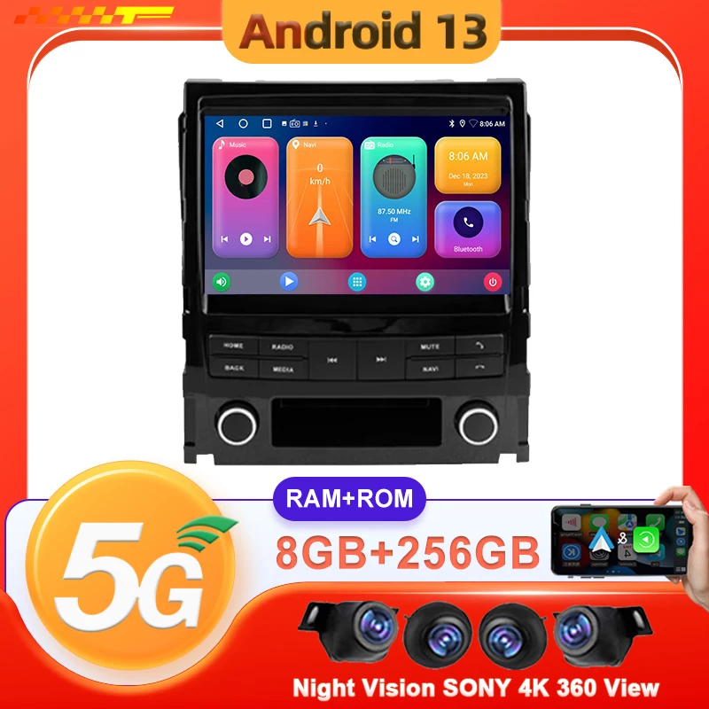 7862 автомобильный Android 13 для Cadillac Escalade 3 GMT900 2006 - 2014 SLS 2007 2012 мультимедийный плеер