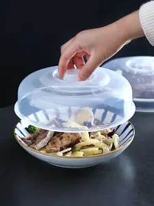 1pc Food Lid Nordic Ware Microwave Plate Cover Fresh Cover Clear Lid Safe  Vent Kitchen Tools - AliExpress